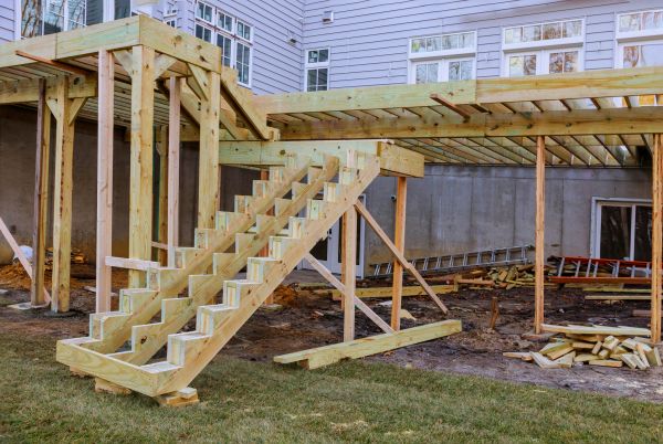 Deck Post Replacement in Lapeer