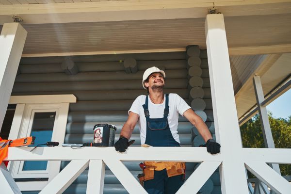 Porch Ceiling Construction in Lapeer