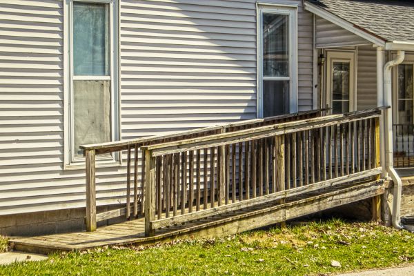 Porch Ramp Construction in Lapeer